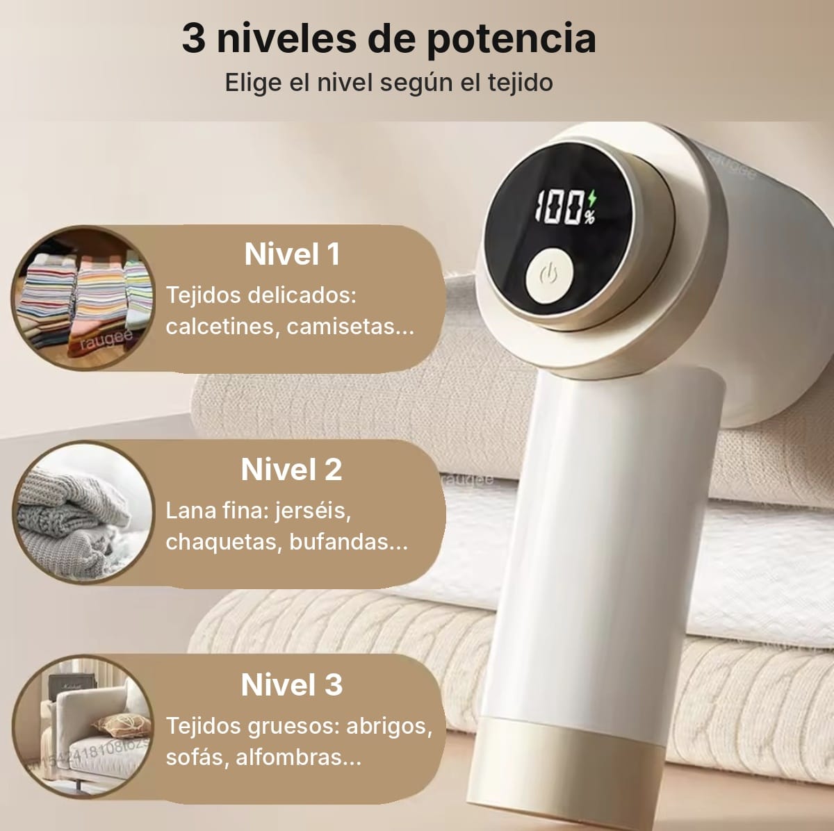 Quitapelusas eléctrico: tu ropa como nueva en segundos